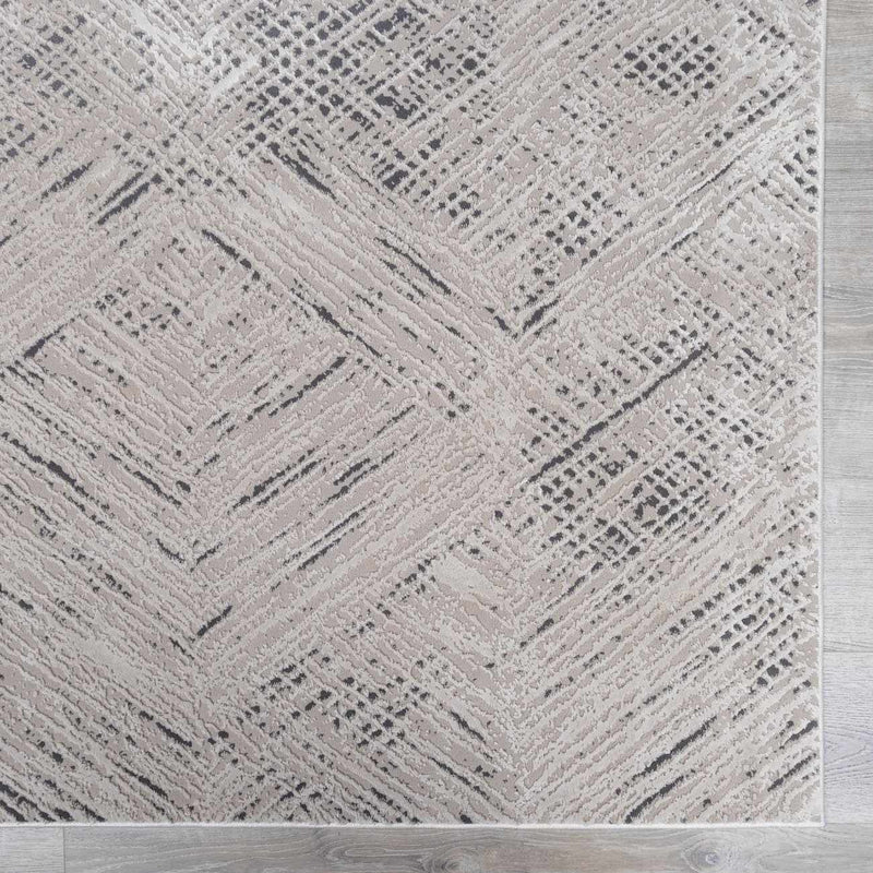 Garza Diamond Textured Washable Rug by Boutique Rugs