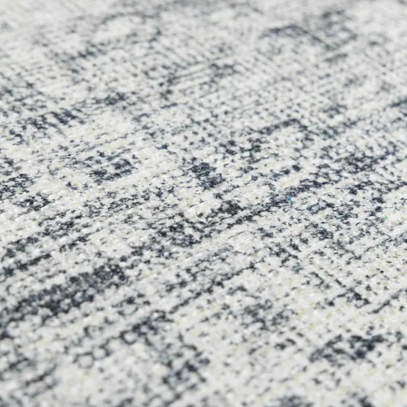 Barny Gray Blue Washable Rug - Clearance by Boutique Rugs