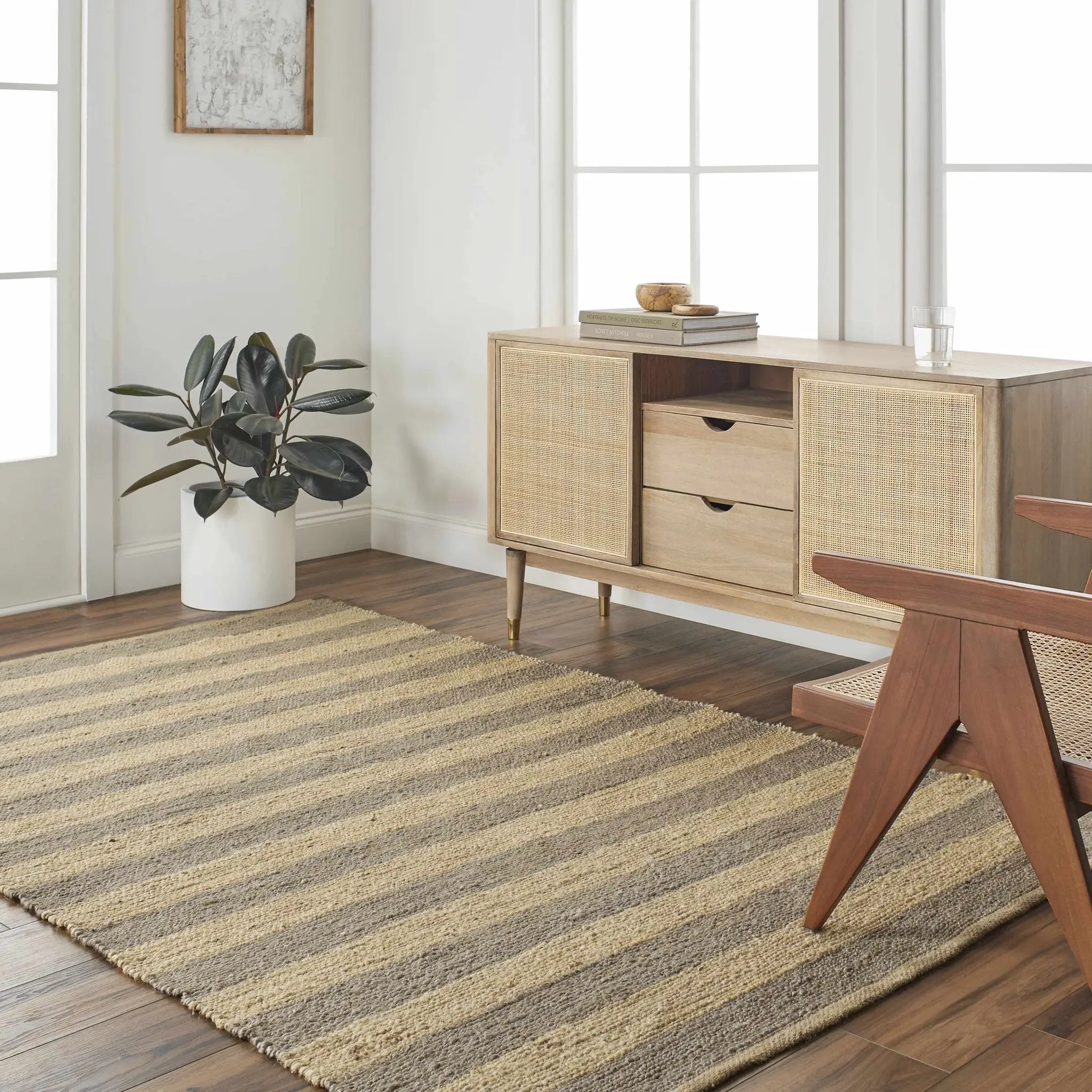 Ilkay Jute Area Rug - Clearance by Boutique Rugs