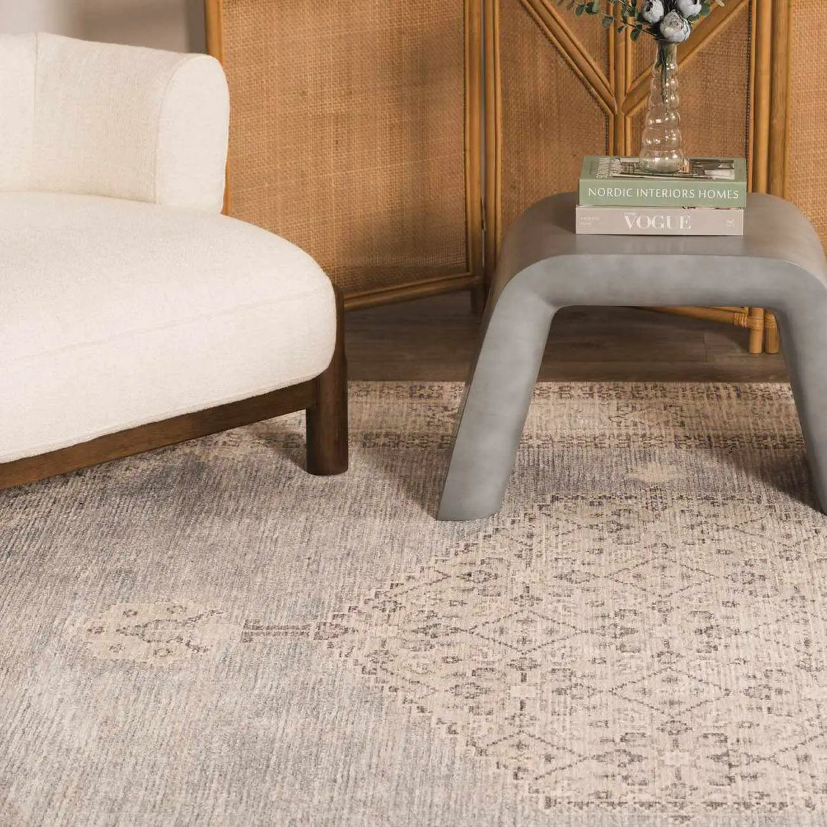 Lila Machine Woven Becki Owens x LIVABLISS BOLC-2303 Area Rug, installed in a room 3
