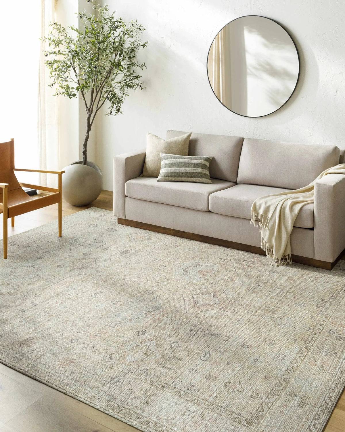 Marlene Machine Woven Becki Owens x LIVABLISS BOMN-2308 Area Rug, installed in a room