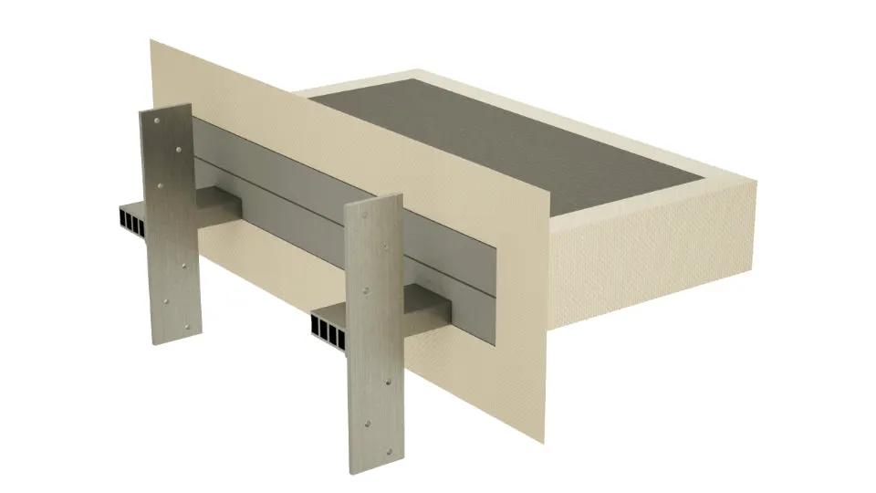 The Original Floating Shower Bench Kit™ with The Original Shower Bench Bracket® by The Original Granite Bracket
