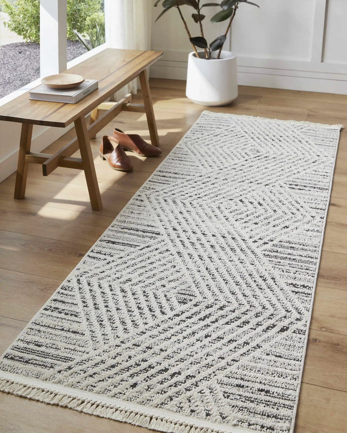 Brita Area Rug, installed in a room 2