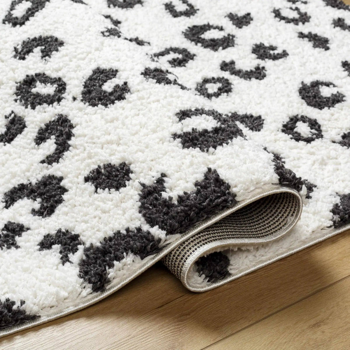 Zhen Black Spots Leopard Rug - Clearance, photo 12 of 20