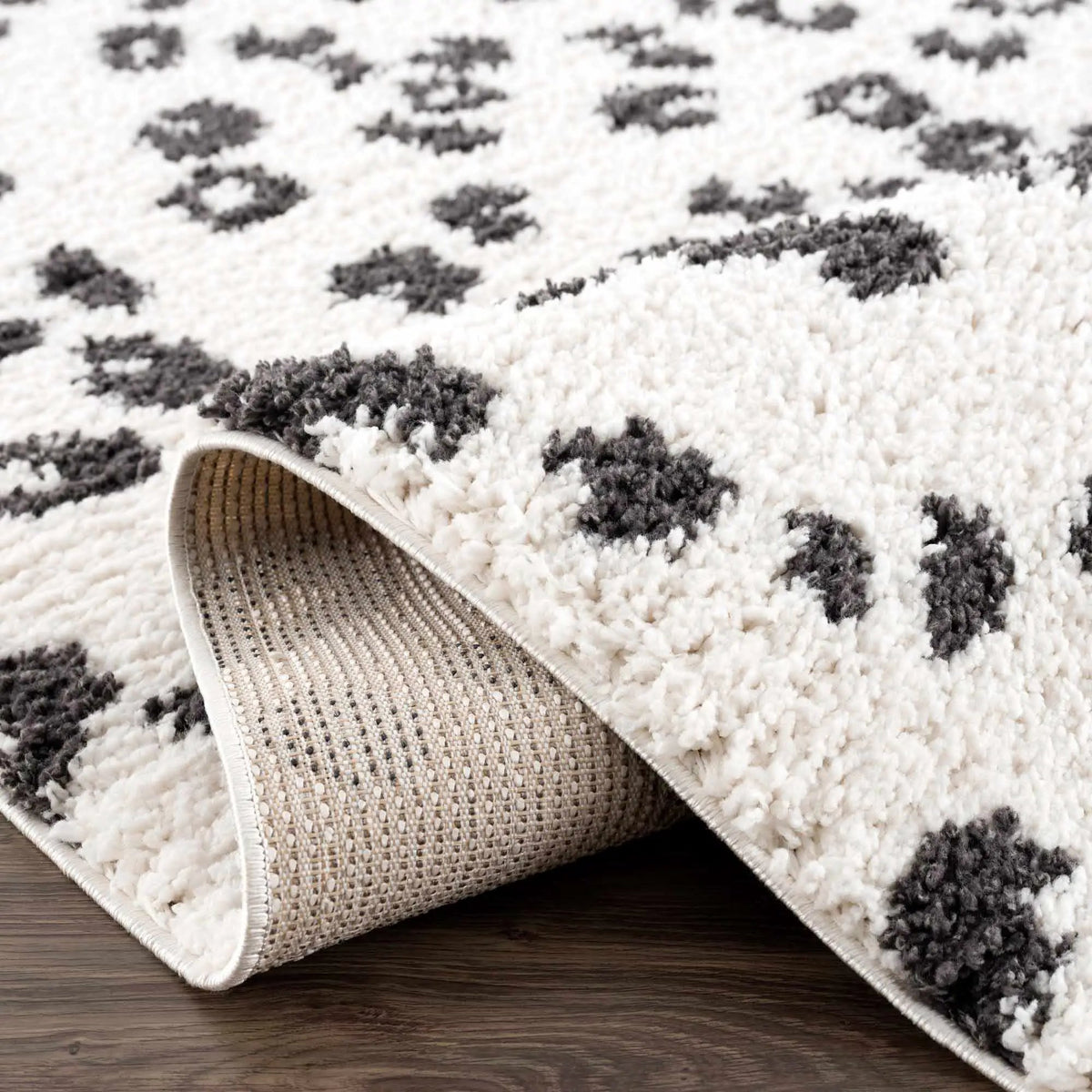 Zhen Black Spots Leopard Rug - Clearance, photo 14 of 20