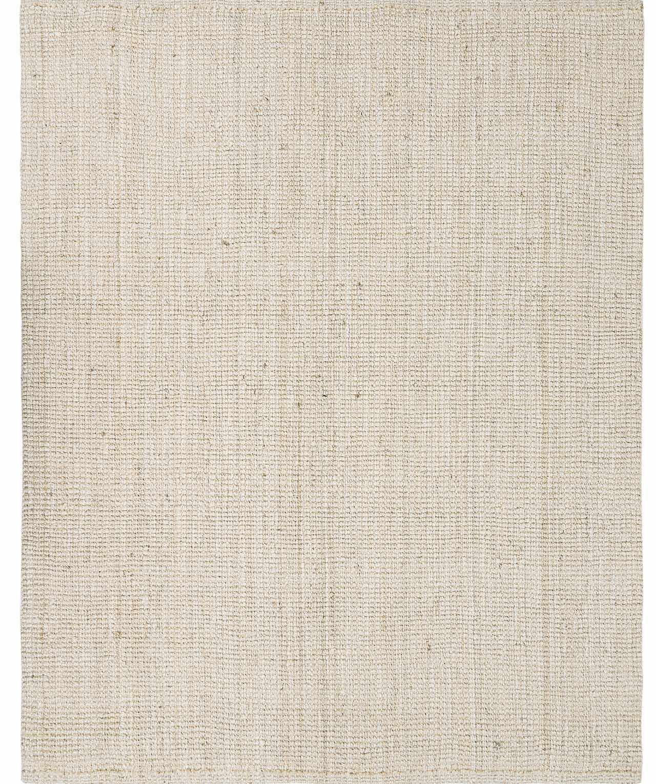 Ambel Cream Jute Rug by Boutique Rugs