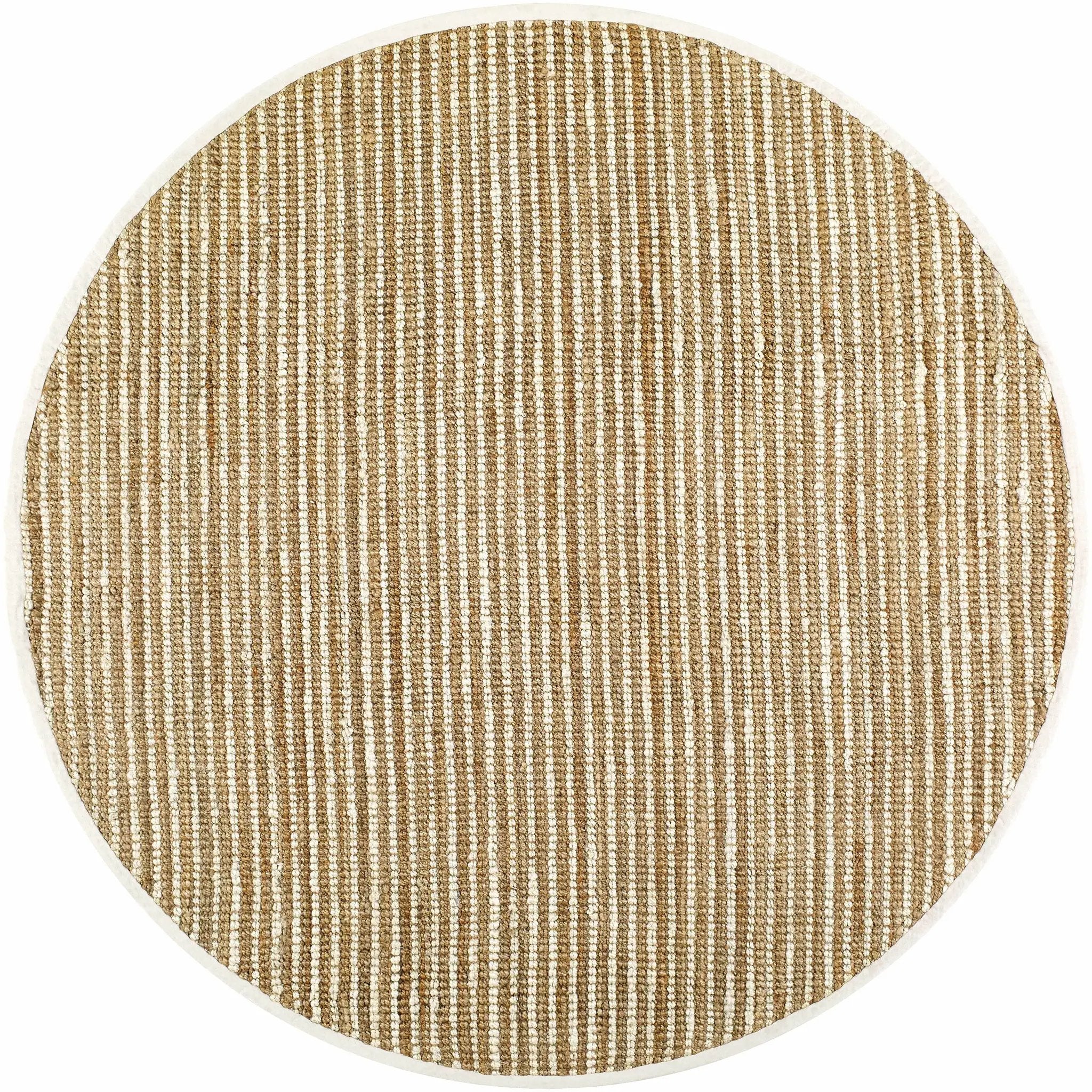 Ambel Tan Camel Jute Area Rug by Boutique Rugs