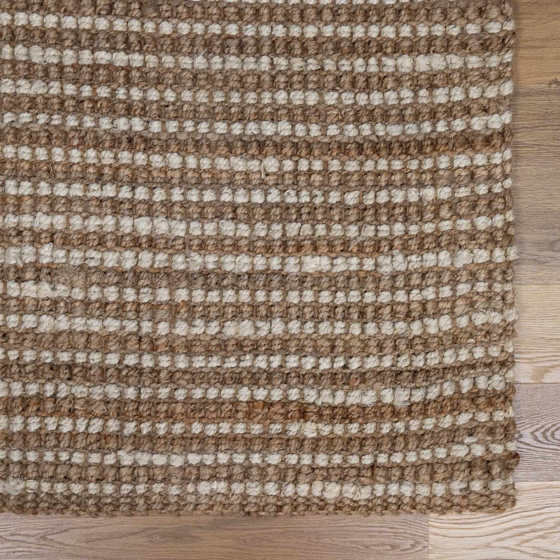 Ambel Tan Camel Jute Area Rug by Boutique Rugs