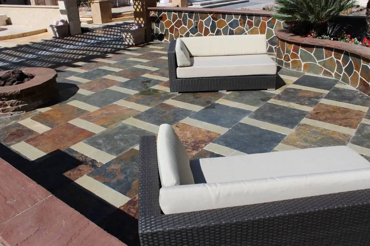 California Gold Gauged Slate Tiles 12x24 by MSI Surfaces