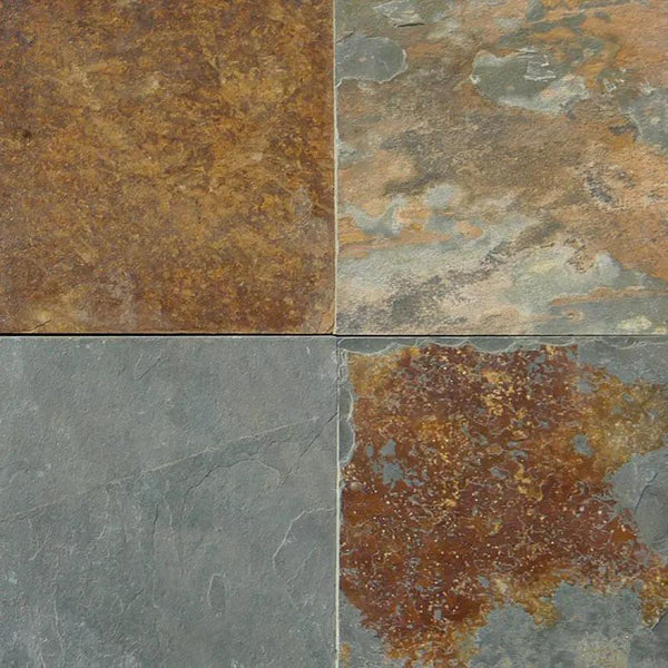 California Gold Gauged Slate Mosaics 12x12