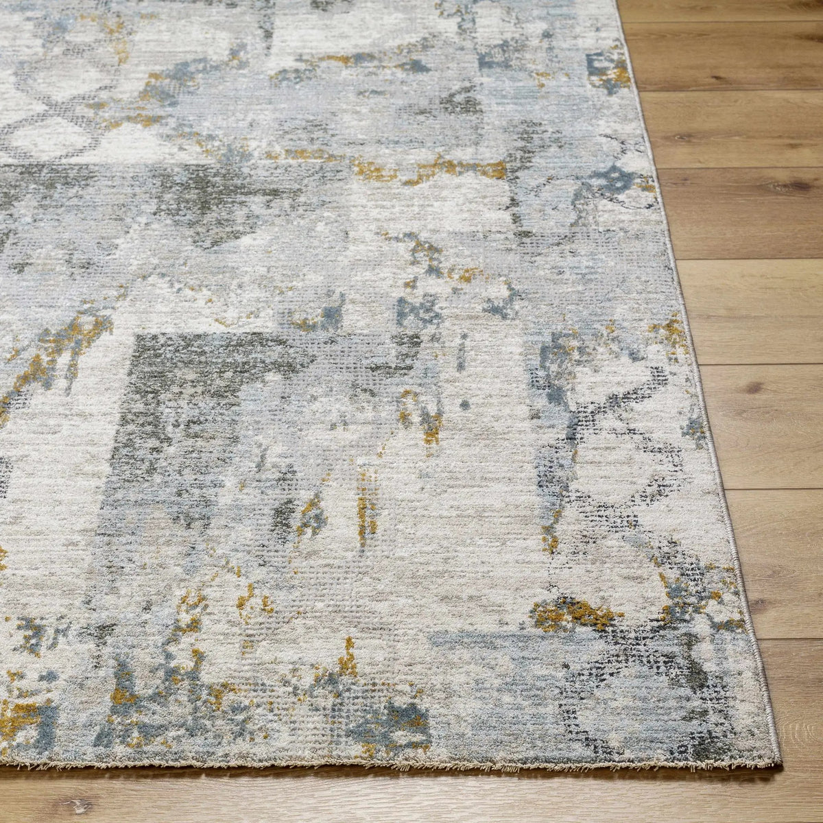 Adlai Textured Rug with Fringes, detail 2