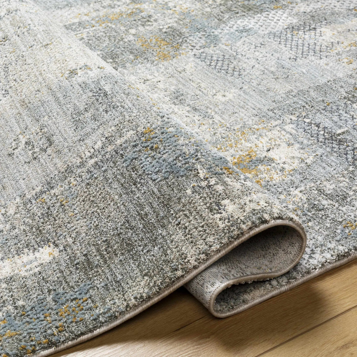 Elina Textured Abstract Rug with Fringes, photo 18 of 18