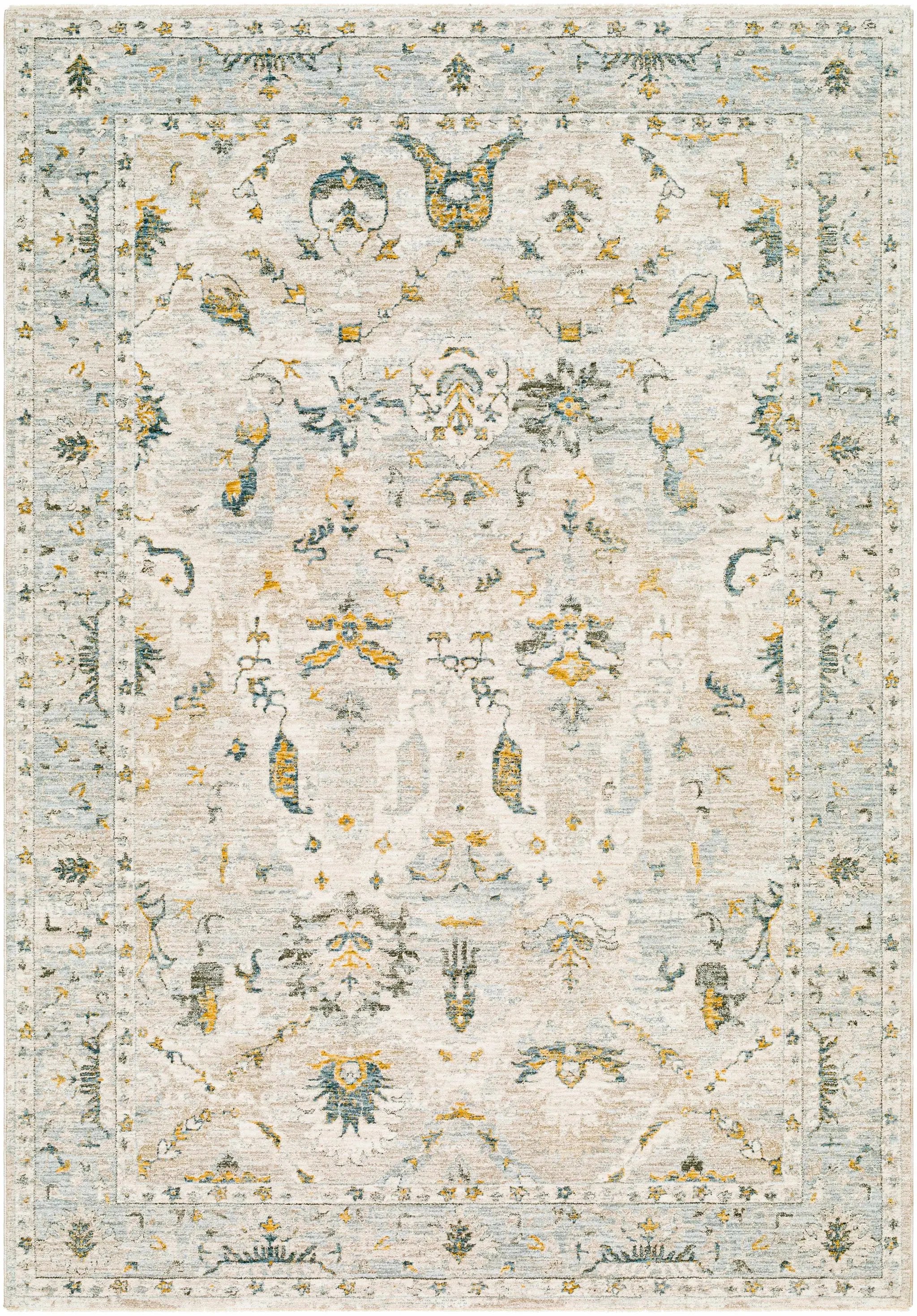 Emile Textured Rug with Fringes by Boutique Rugs