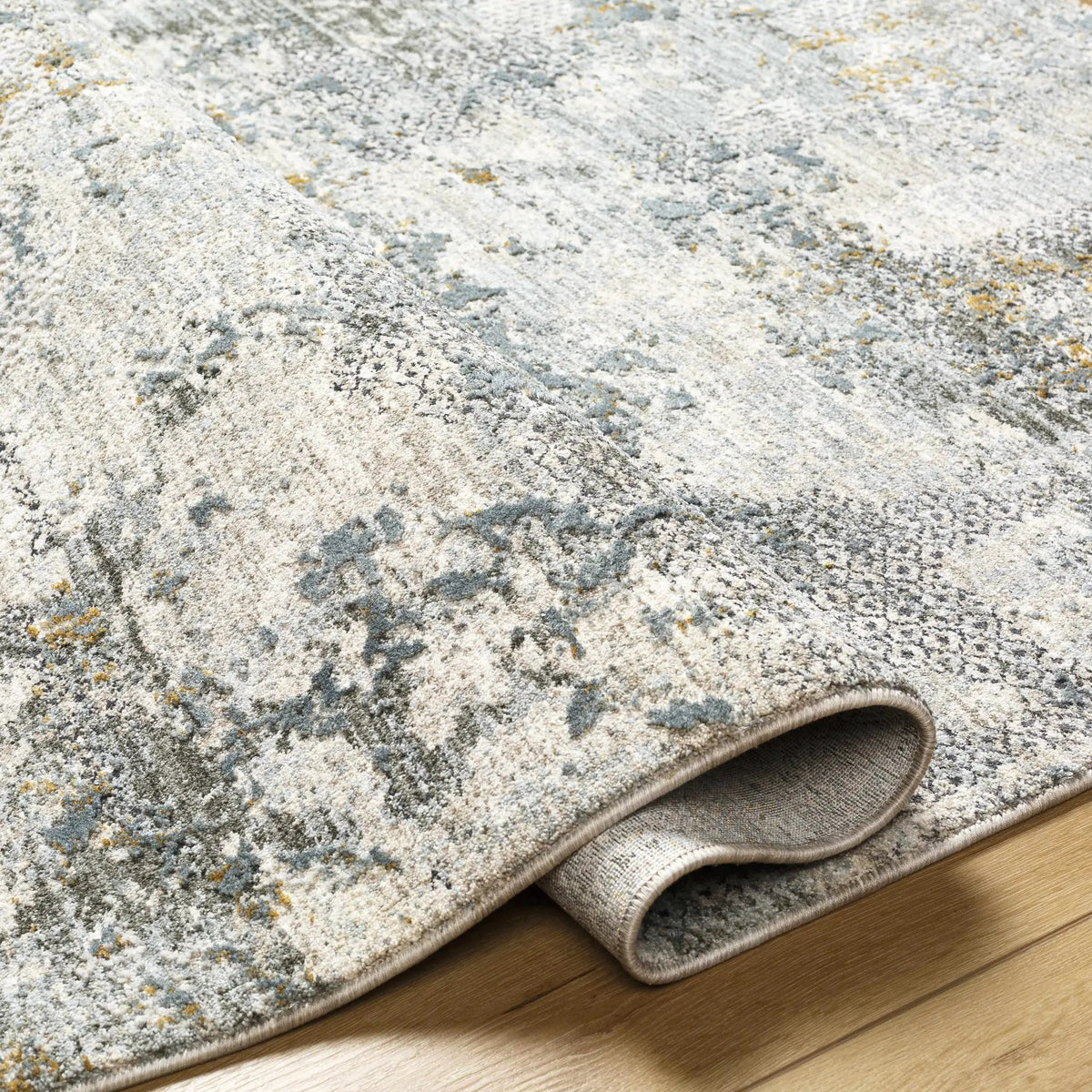Pizi Textured Rug with Fringes, detail 2