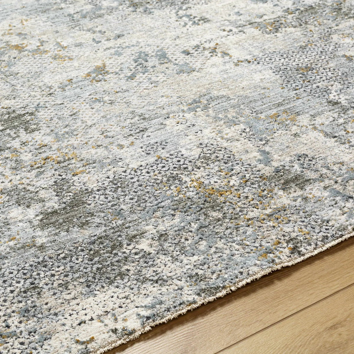 Pizi Textured Rug with Fringes, detail