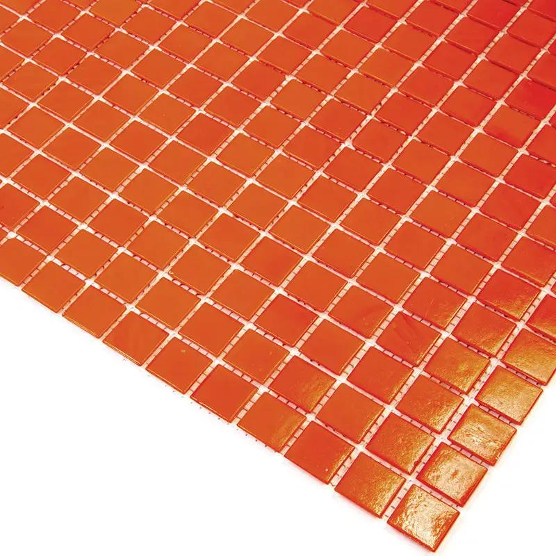 Scarlet Red 12x12 Uniform Square Glossy Glass Mosaic Tile (20 pack, 20 sq ft/case) by Apollo Tile