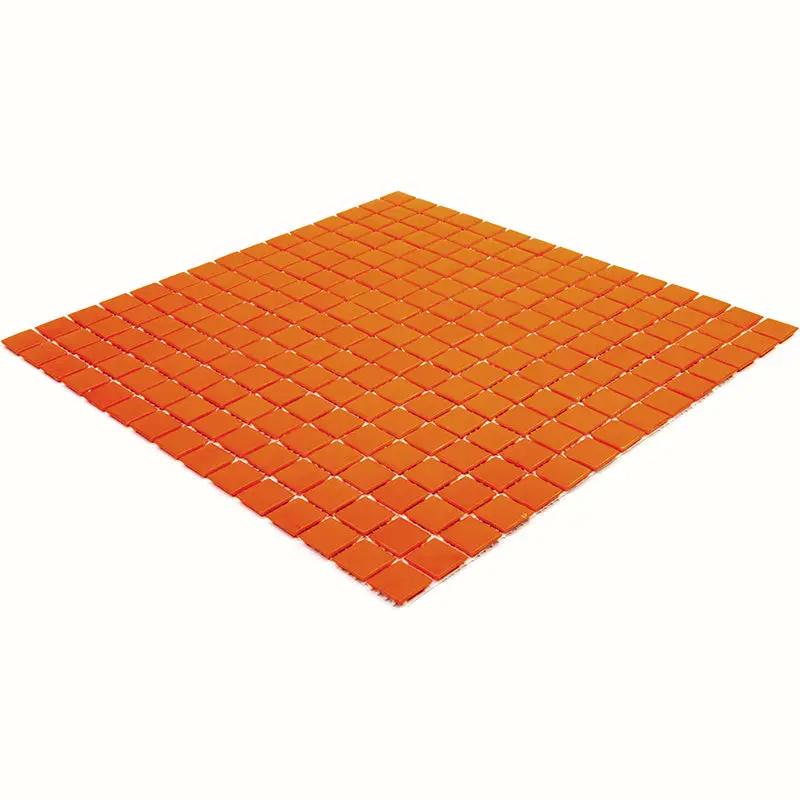 Scarlet Red 12x12 Uniform Square Glossy Glass Mosaic Tile (20 pack, 20 sq ft/case) by Apollo Tile