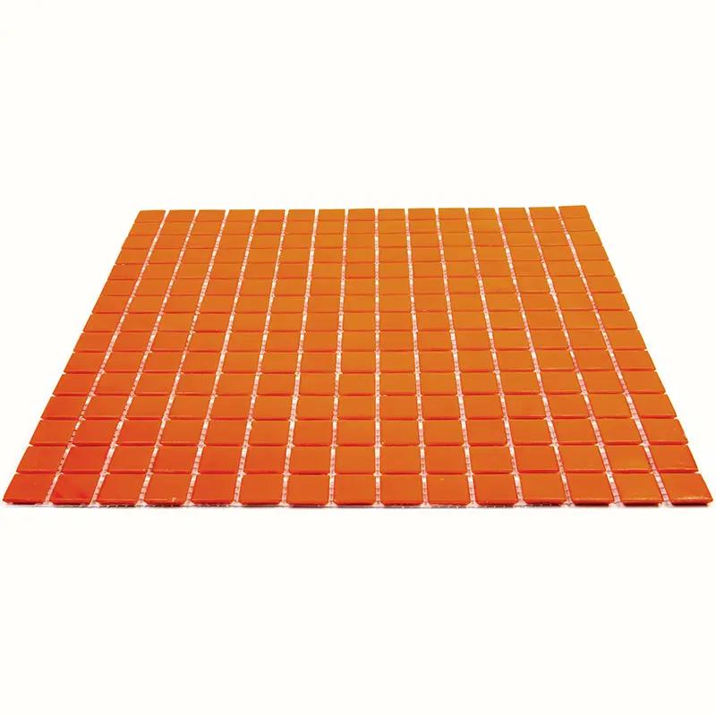 Scarlet Red 12x12 Uniform Square Glossy Glass Mosaic Tile (20 pack, 20 sq ft/case) by Apollo Tile