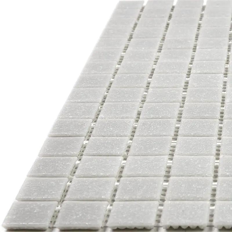 Ice Gray 12x12 Glossy Uniform Square Glass Mosaic Tile (20 pack, 20 sq ft/case) by Apollo Tile