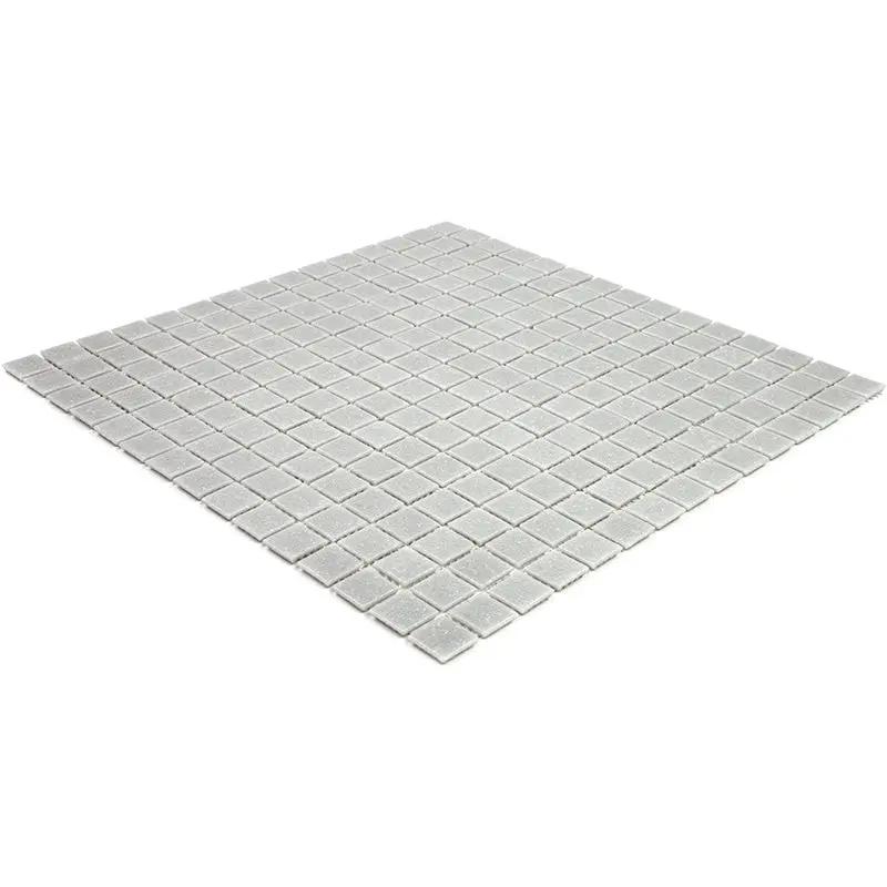 Ice Gray 12x12 Glossy Uniform Square Glass Mosaic Tile (20 pack, 20 sq ft/case) by Apollo Tile