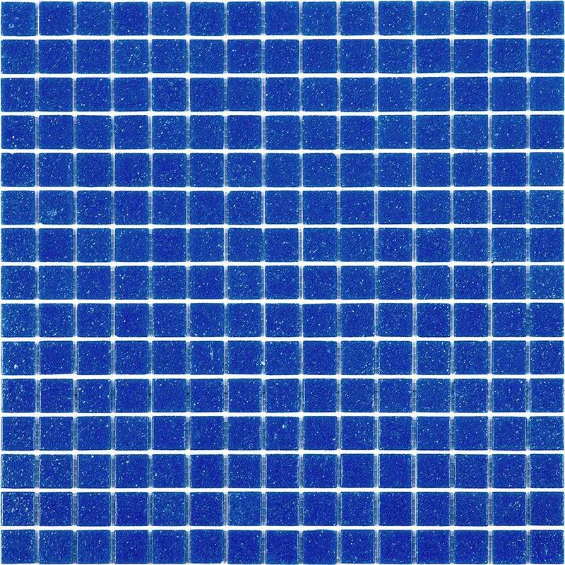 Cerulean Blue 12x12 Glossy Uniform Square Glass Mosaic Tile (20 pack, 20 sq ft/case) by Apollo Tile