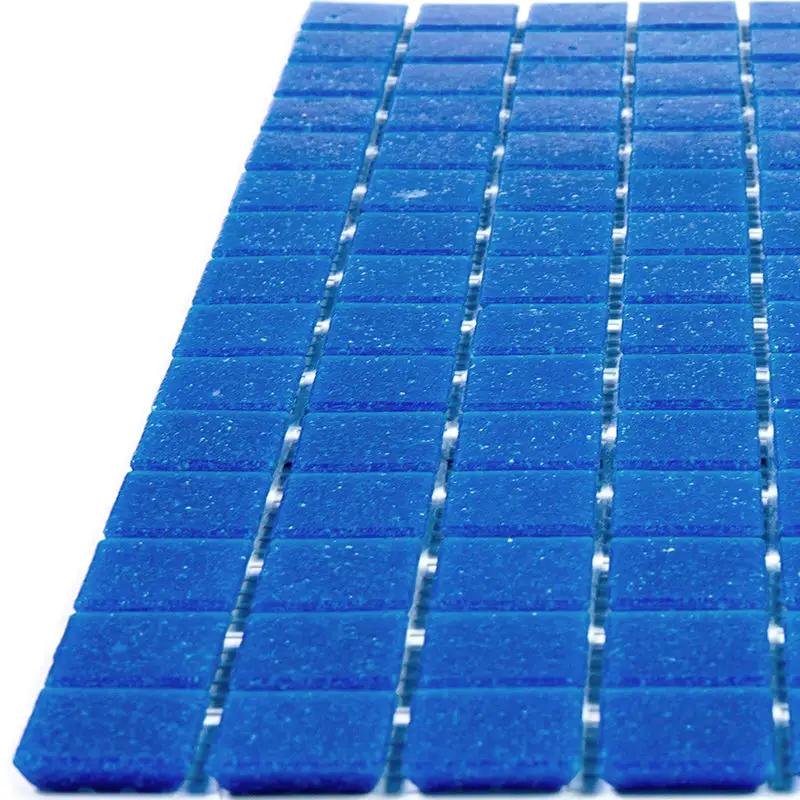 Cerulean Blue 12x12 Glossy Uniform Square Glass Mosaic Tile (20 pack, 20 sq ft/case) by Apollo Tile