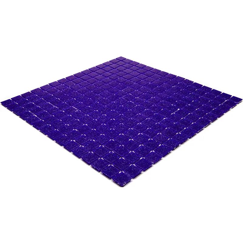 Cobalt Blue 12x12 Glossy Uniform Square Glass Mosaic Tile (20 pack, 20 sq ft/case) by Apollo Tile