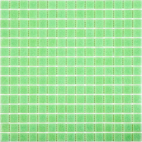 Mint Green 12x12 Glossy Uniform Square Glass Mosaic Tile (20 pack, 20 sq ft/case)
