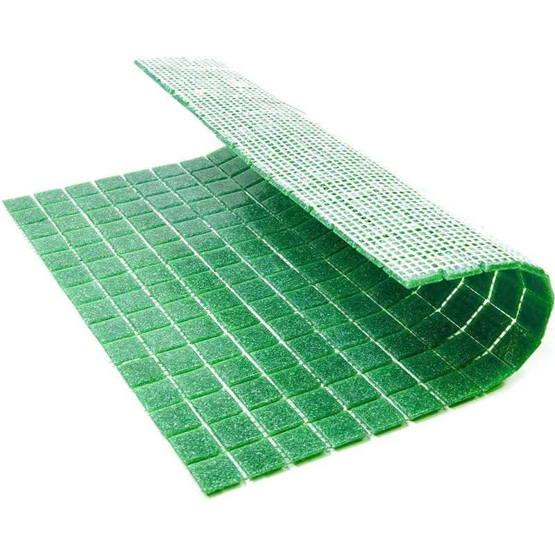 Sea Green 12x12 Glossy Uniform Square Glass Mosaic Tile (20 pack, 20 sq ft/case) by Apollo Tile