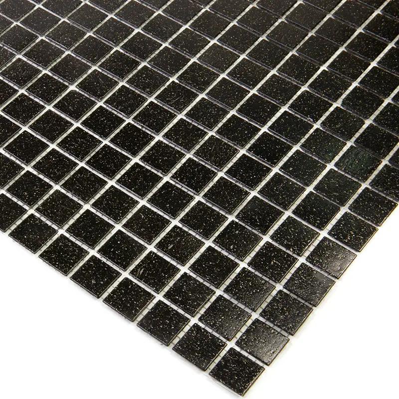 Dark Brown 12x12 Glossy Uniform Square Glass Mosaic Tile (20 pack, 20 sq ft/case) by Apollo Tile