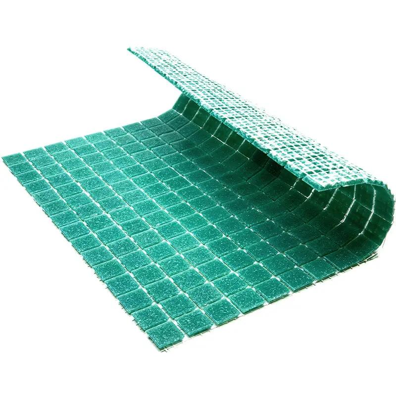 Jade Green 12x12 Glossy Uniform Square Glass Mosaic Tile (20 pack, 20 sq ft/case) by Apollo Tile