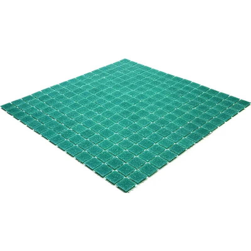 Jade Green 12x12 Glossy Uniform Square Glass Mosaic Tile (20 pack, 20 sq ft/case) by Apollo Tile