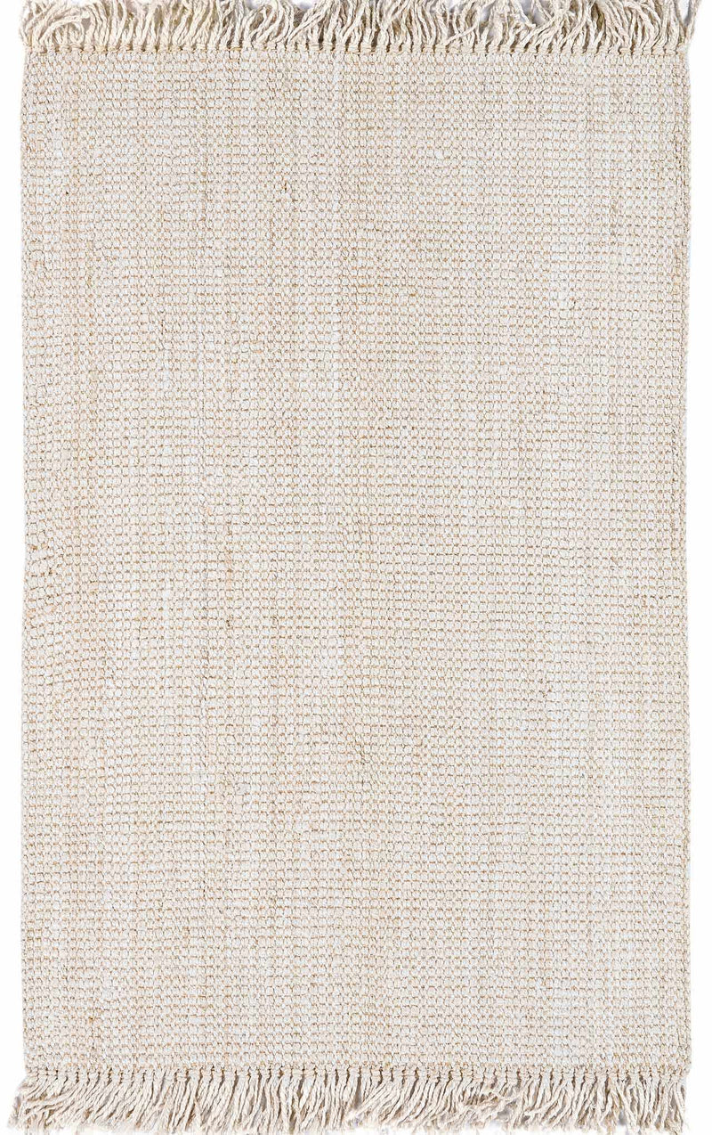 Senneterre Bleached Jute Rug by Boutique Rugs