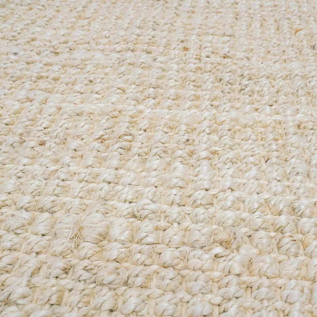 Senneterre Bleached Jute Rug by Boutique Rugs