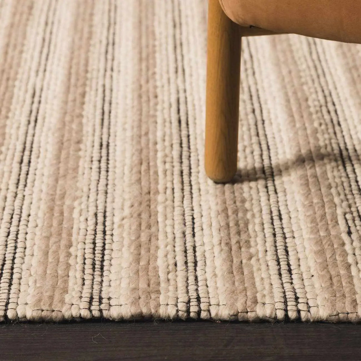 Laleh Cream & Black Area Rug - Clearance, installed in a room 4