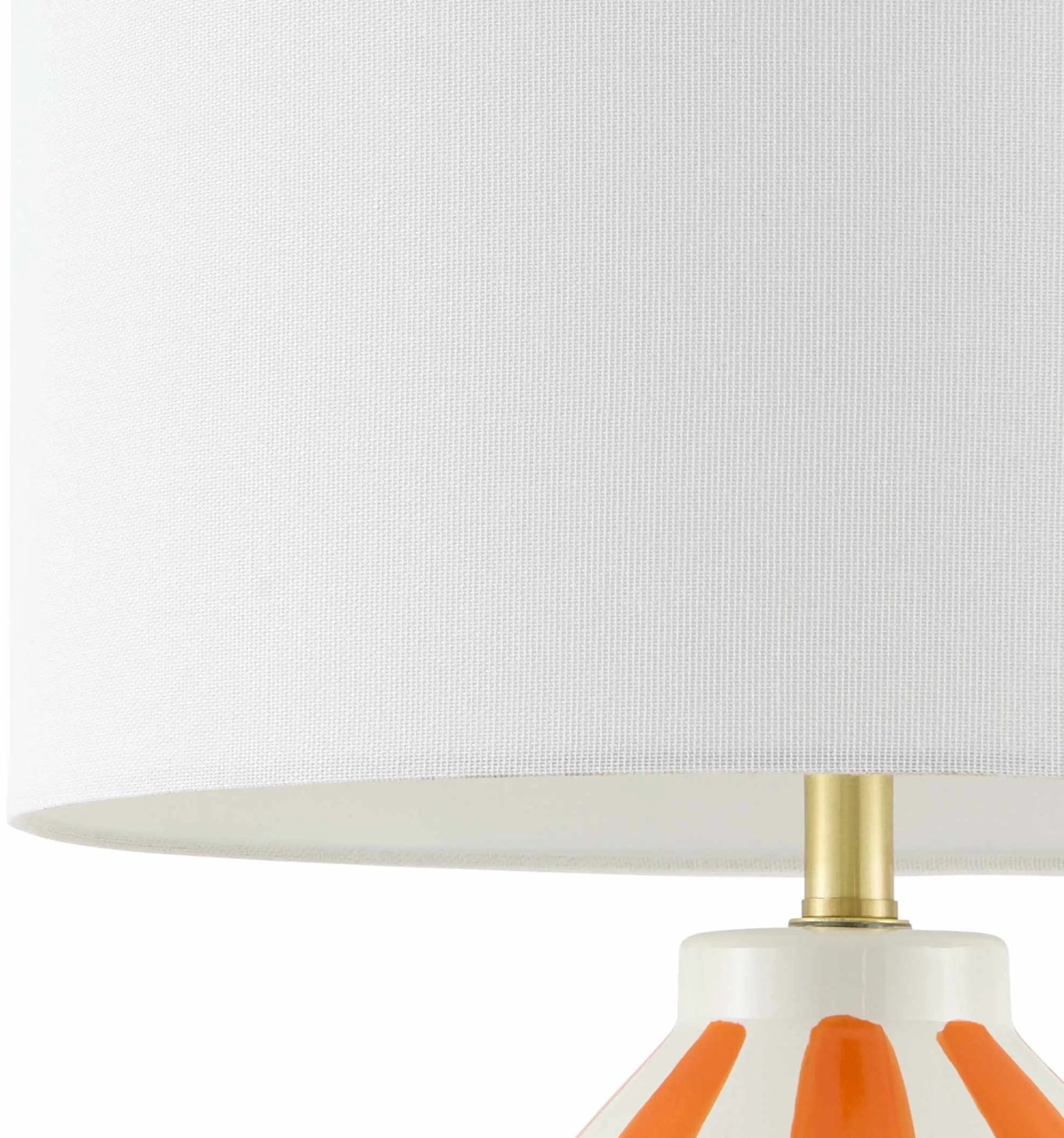 Isbergues Orange Table Lamp by Boutique Rugs
