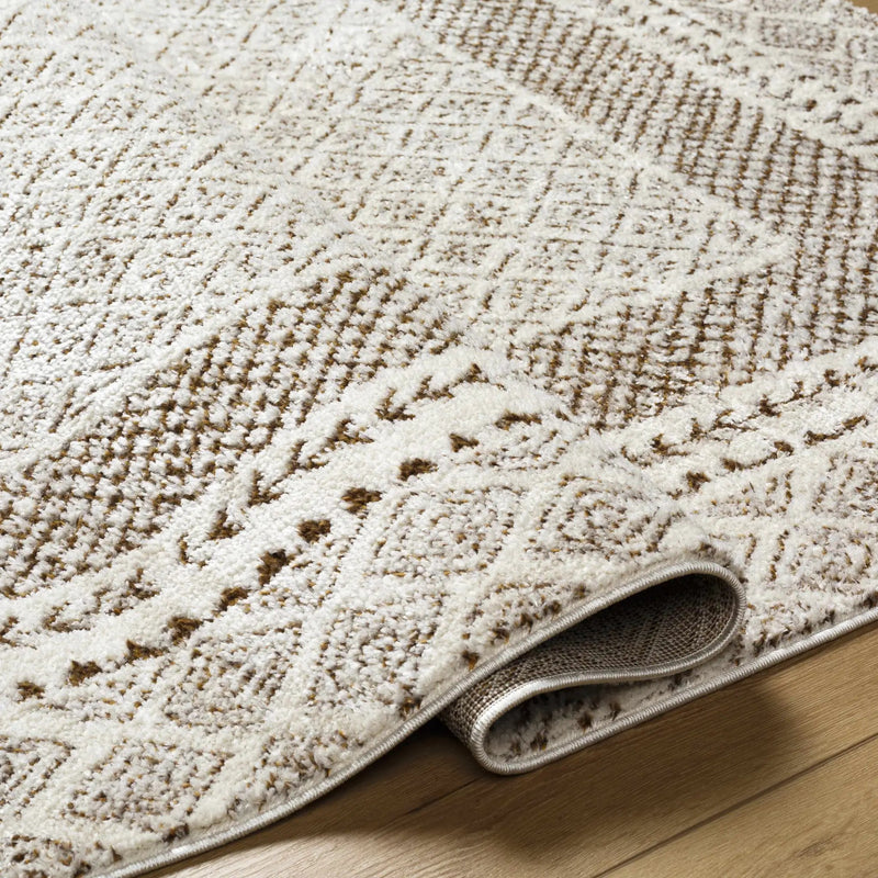 Julio Scandi Boho Area Rug - Brown by Boutique Rugs