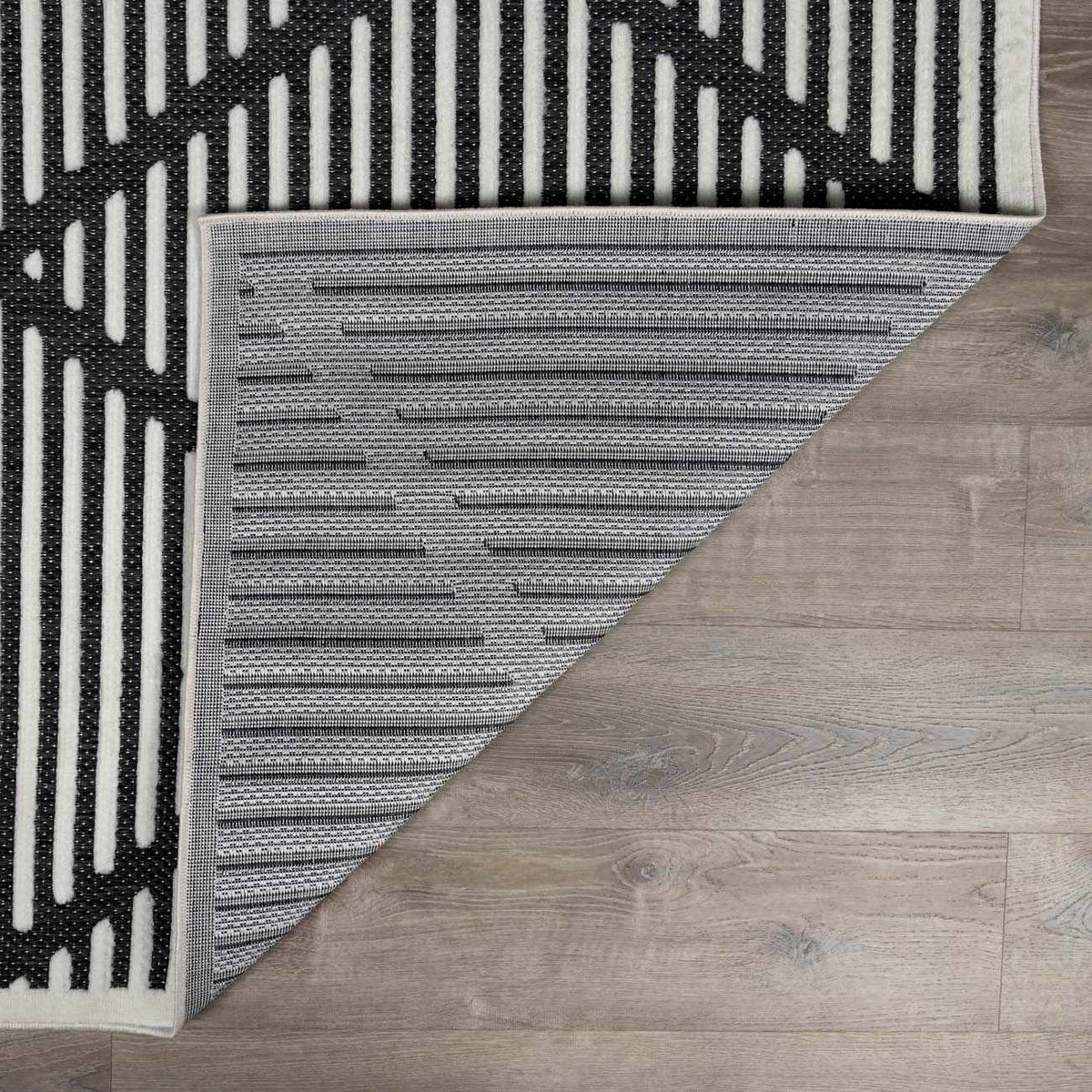 Anah 3D Black Outdoor Rug, photo 5 of 26