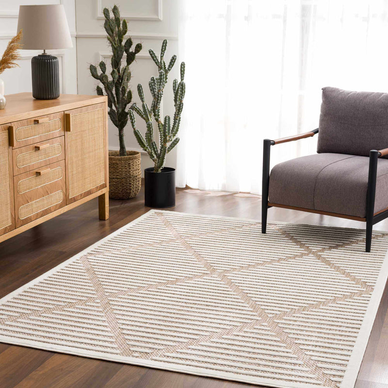 Anah Cream Outdoor Rug by Boutique Rugs