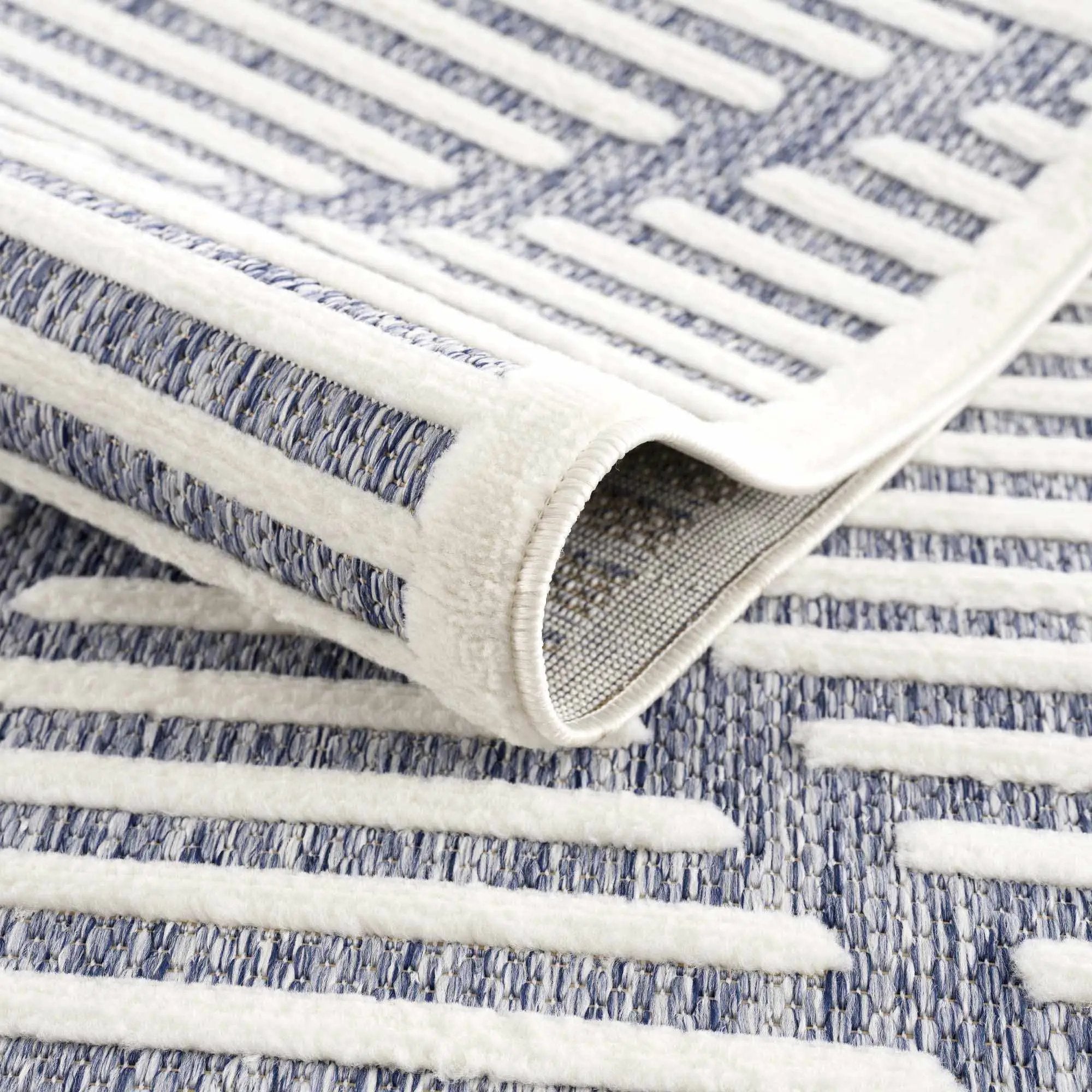 Anah Blue Outdoor Rug by Boutique Rugs