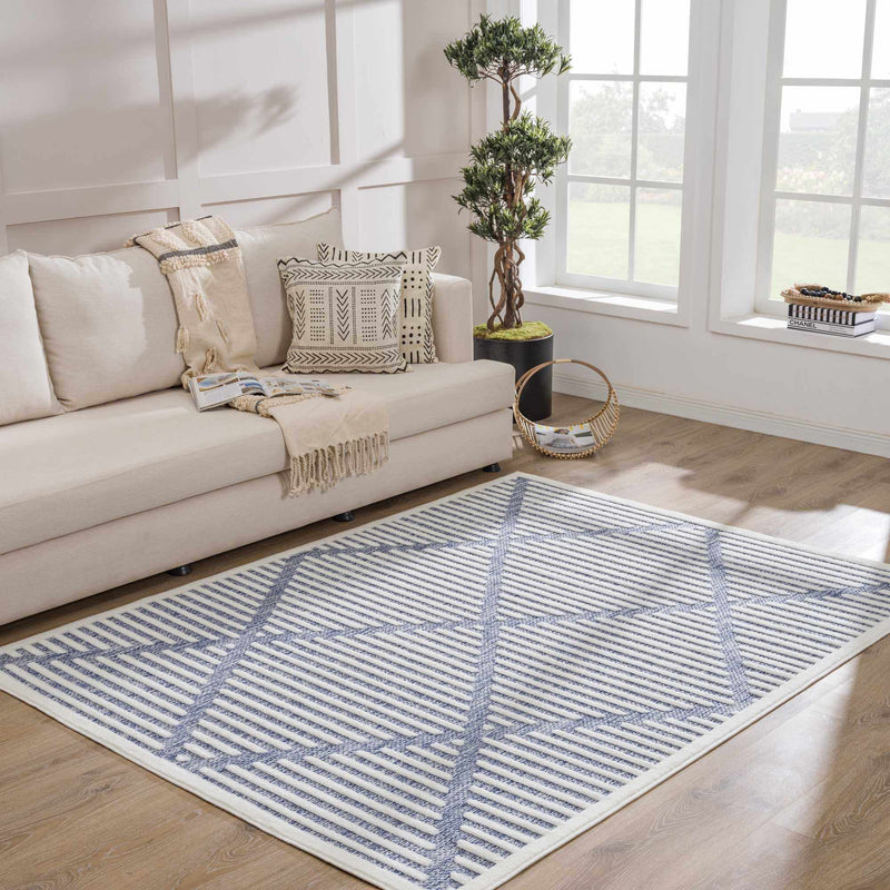 Anah Blue Outdoor Rug by Boutique Rugs
