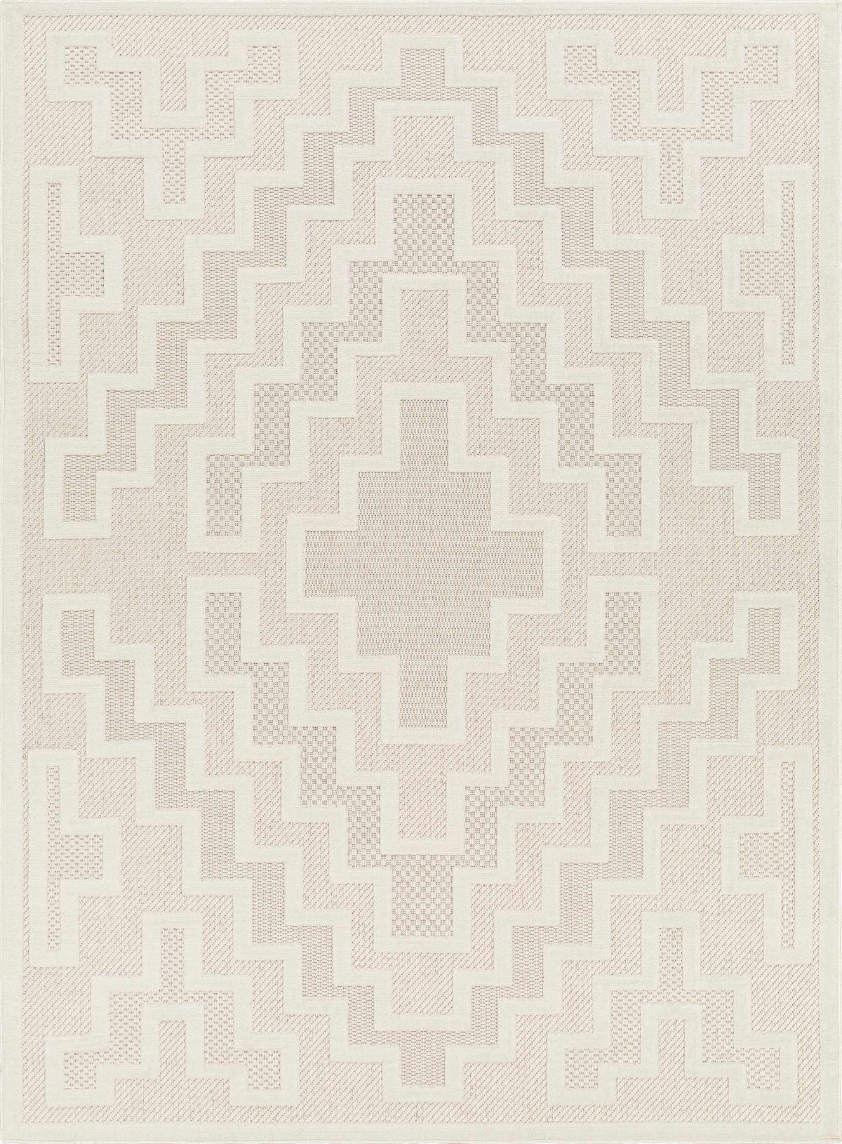 Diza Cream Outdoor Rug - Clearance