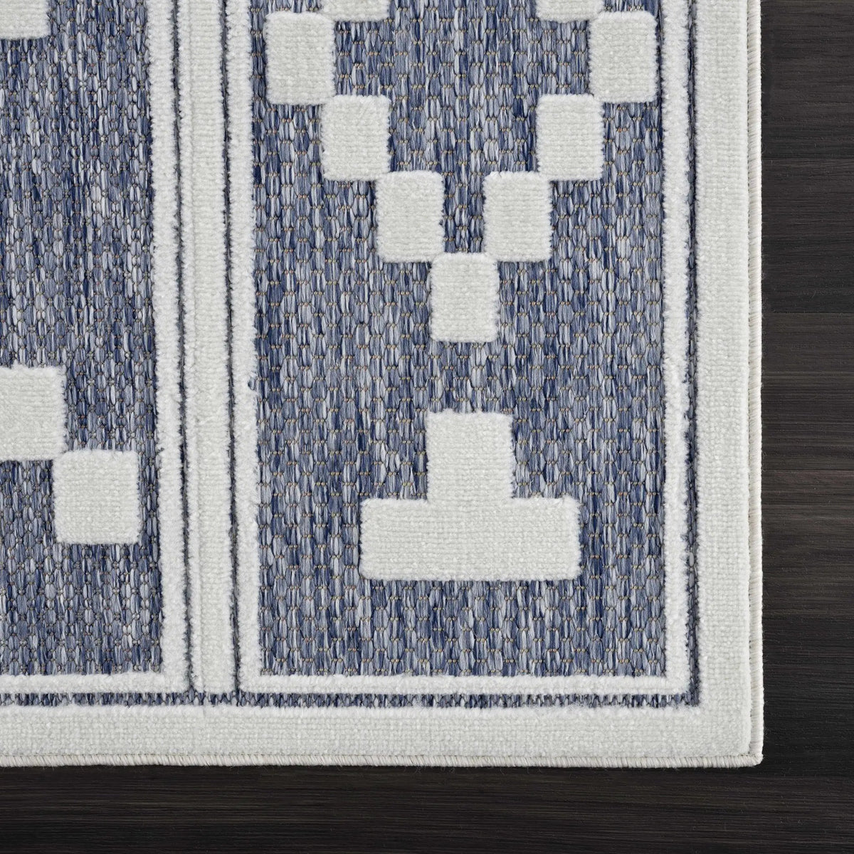 Hiro Blue Outdoor Rug - Clearance, photo 16 of 21