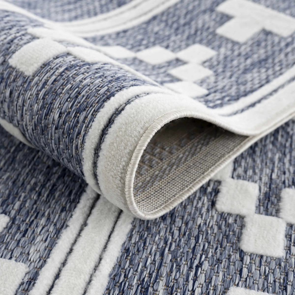 Hiro Blue Outdoor Rug - Clearance, photo 9 of 21
