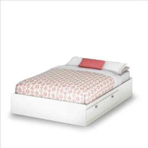 Full size Modern Platform Bed with 4 Storage Drawers by HomePacific