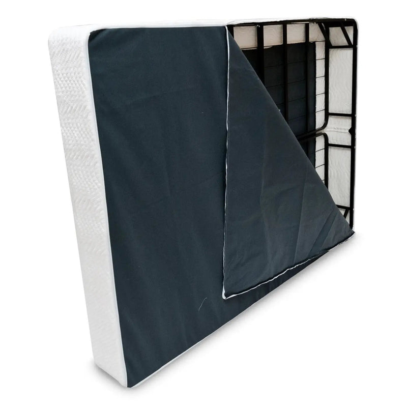 Queen size Metal Box Spring Mattress Foundation with Cover by HomePacific