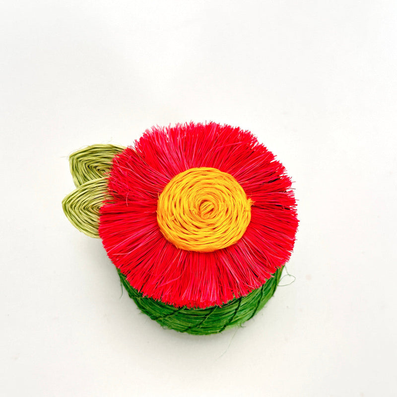 Pink Sunflower Tiny Basket, photo 3 of 5