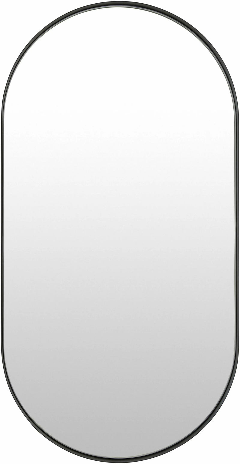 Saraipali Black Accent Mirror by Boutique Rugs