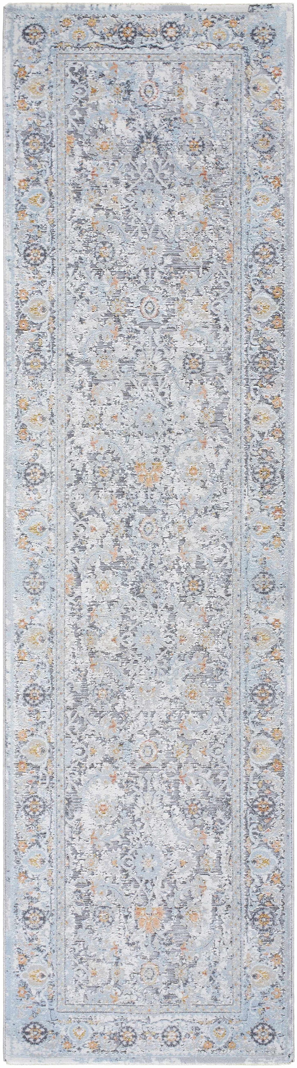 Finn Silver Blue Area Rug - Clearance, photo 13 of 14