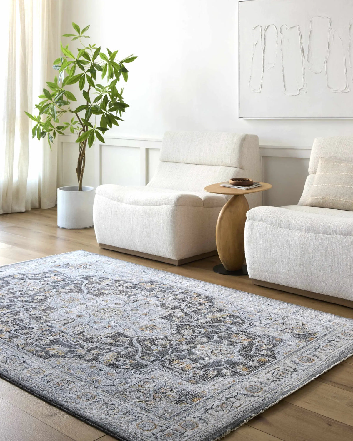 Hayfa Area Rug - Clearance, installed in a room